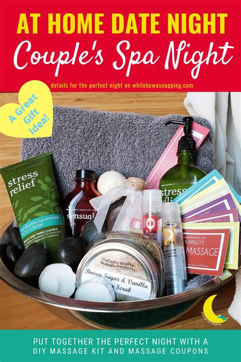 spa date night  massage kit   awesome  home date
