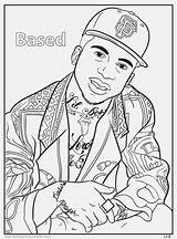 Coloring Rap Book Hop Hip Pages Homies Color Eminem Kanye West Books Bun Printable Rappers Tumblr Print Activity Click Adult sketch template