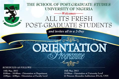 orientation report college  postgraduate studies