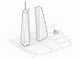 Wtc Tower Trade Center Leaning Two Inside Wired Ingels Bjarke Plaza Views Revealed Story Last Toward sketch template
