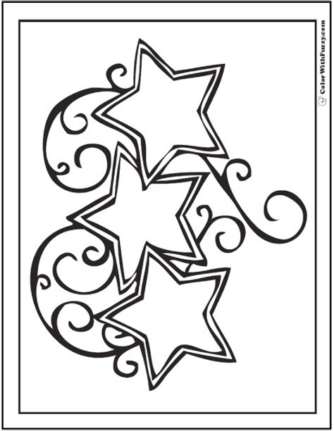 reach   stars page coloring pages