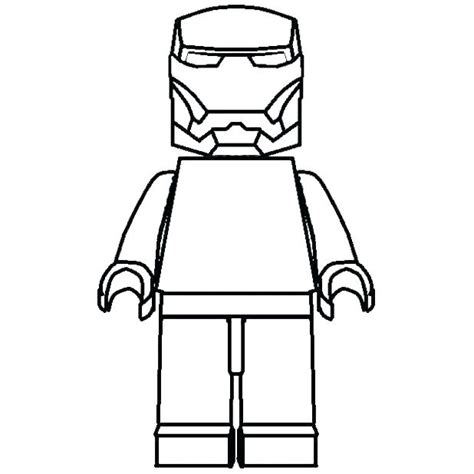 lego minifigure coloring page  getcoloringscom  printable