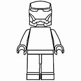 Lego Coloring Iron Man Pages Figure Drawing Printable Minifigure Print Mask Stikbot Para Template Getcolorings Person Color Avengers Armor Homem sketch template