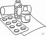 Kolorowanki Medicinas Colorare Druku Medikamente Leki Drogas Ausmalbild Disegno Ausmalbilder Apteka Medicina Drogen sketch template