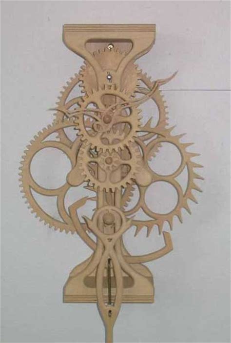 wooden gear clock plans  hawaii  clayton boyer