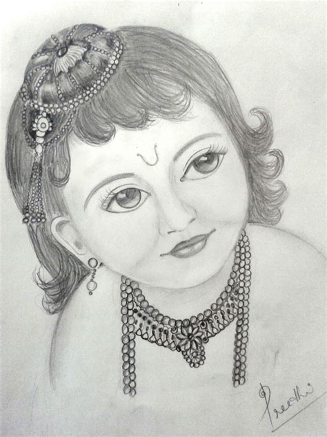 pencil sketch drawing  lord krishna krishna drawing vrogueco