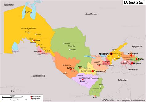 Uzbekistan Maps Detailed Maps Of Republic Of Uzbekistan