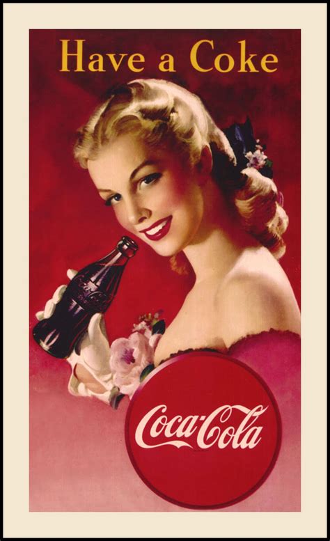 the pictorial arts have a coke poster