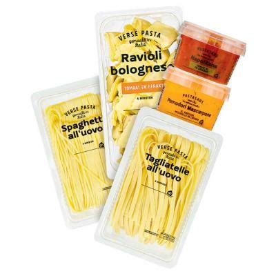 ah verse pasta en pastasaus aanbieding week   albert heijn