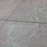 Chalk Sidewalk sketch template