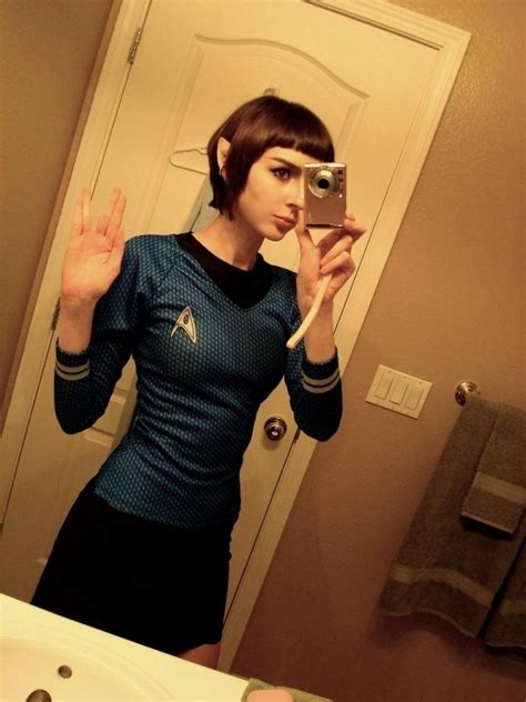 Sexy Star Trek Cosplay Of A Vulcan Girl