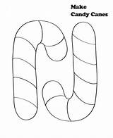 Coloring Candy Cane Print Kids Everfreecoloring sketch template