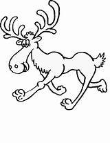 Moose Coloring Pages Caribou Printable Kids Coloriage Cartoon Drawings Canada Clipart Step Cliparts Print Drawing Colouring Animals Book Clipartbest Clip sketch template
