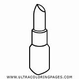 Lipstick Batom Rossetto Colorare Shopkins Ultracoloringpages Gcssi sketch template