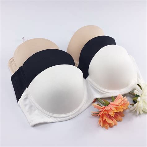 Invisible Bra Women Cotton Padded Contour Smooth Seamless Nude