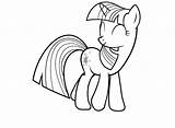 Twilight Coloring Sparkle Pony Pages Little Printable Coloring4free Cartoons Kids sketch template