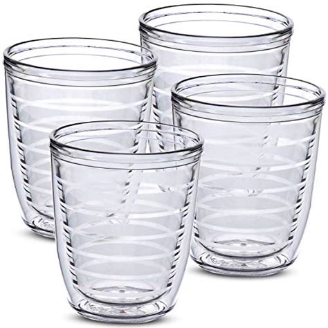 Homestead Choice 4 Pack Insulated 12 Ounce Tumblers Drinking Glasses