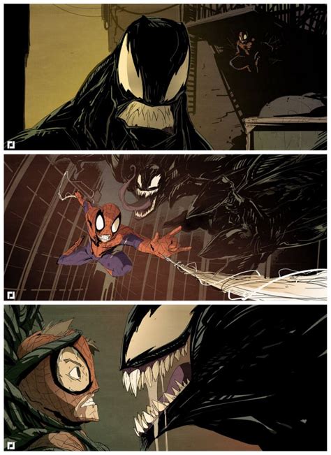 X Post From R Marvel Awesome Venom Vs Spider Man Fan Art R Thevenomsite