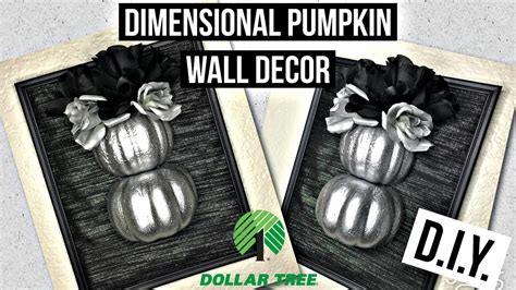 dollar tree diy halloweenfall decor dimensional