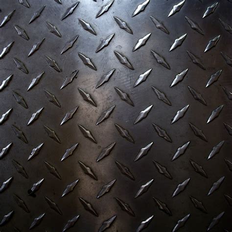 rough diamond plate metal worn plate metal   floor  flickr