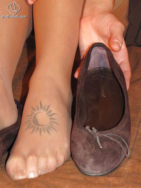 cute babe carla will gladly show you her cute tattoo on her foot