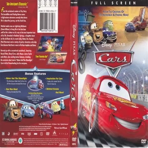 disney pixar cars full screen dvd    picclick