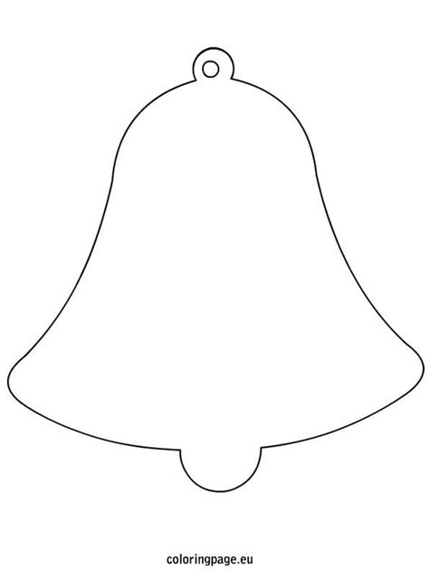 easter bell shape coloring page
