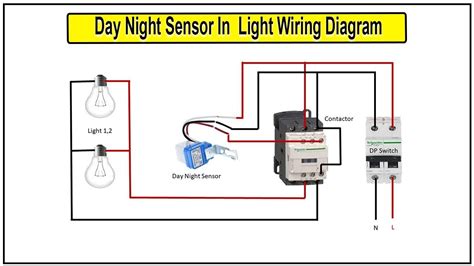 day night sensor  light wiring diagram   light sensor sensor light