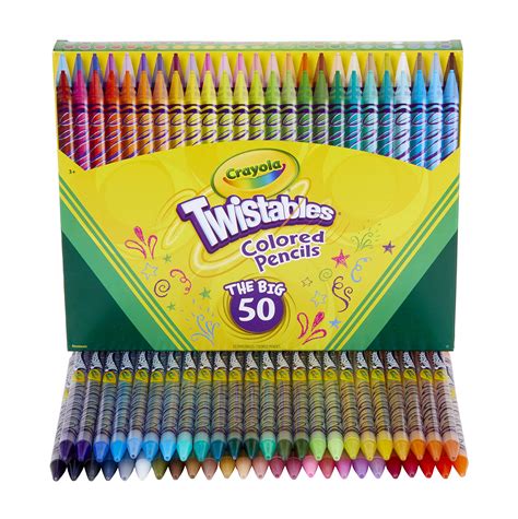 crayola twistables colored pencil set ct kids art supplies