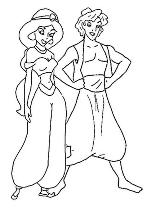 printable aladdin coloring pages  kids