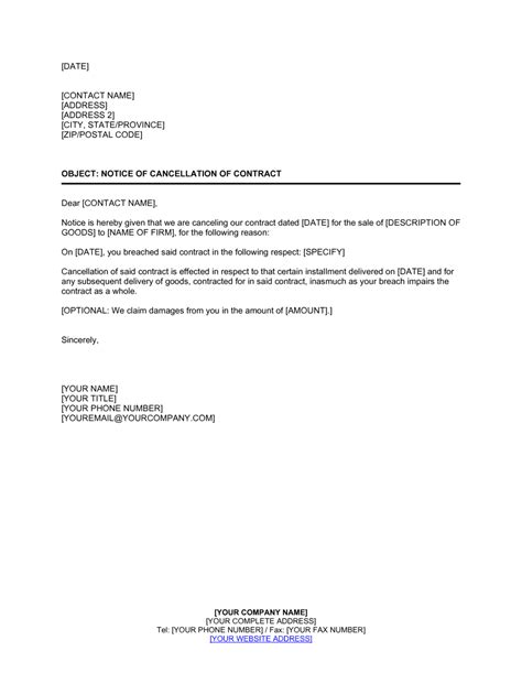 membership cancellation letter sample collection letter template