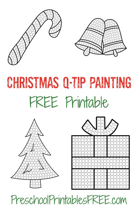christmas  tip painting printables