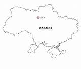 Ucraina Ukraine Ucrania Disegno Nazioni Colorare Colorea sketch template