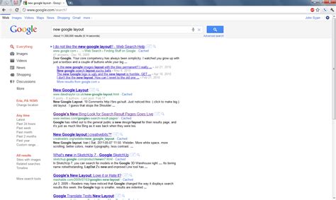 google search layout john sypins blog