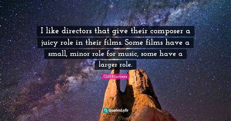 i like directors that give their composer a juicy role in their films