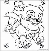 Patrol Paw Coloring Rubble Pages Super Hero Pups Mighty Sea Colouring Printable Cute Coloringpagesonly Color Print Superhero Sheets Kids Disney sketch template