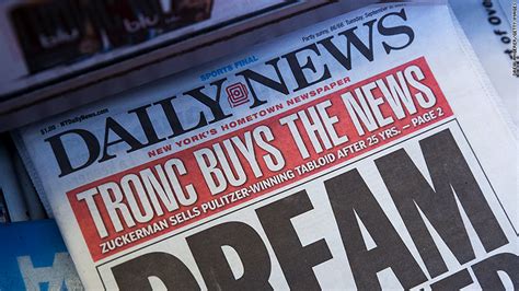 New York Daily News New Editor Asks Remaining Staff For 30 Days To