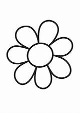 Big Flower Coloring Pages sketch template