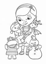 Doc Mcstuffins Coloring Pages Printable Kids Hospital Color Print Coloring4free Christmas Help Stuffy Disney Netart Toy Colouring Sheets Birthday Doctor sketch template