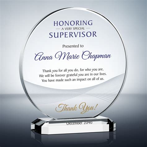 appreciation plaque wording samples