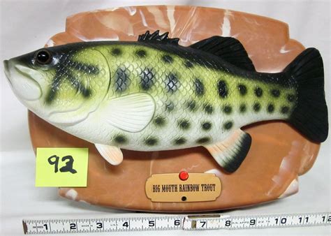 battery operated dancing  singing fish plaques schmalz auctions