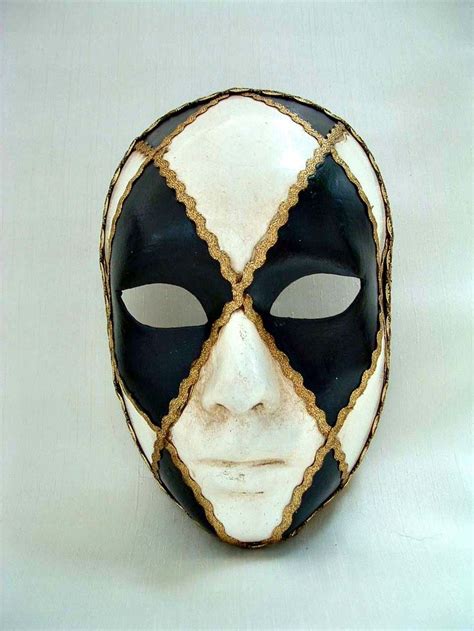 full face blackwhite venetian masks  venetian masks venetian