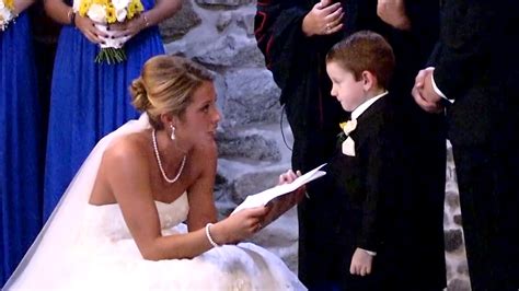 Bride Surprises Wedding Ceremony By Including Stepson And His Mom In