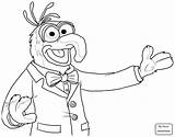 Coloring Gonzo Muppet Muppets Pages Drawing Show Beaker Kermit Animal Frog Printable Getdrawings Supercoloring Bunsen Color Silhouettes sketch template