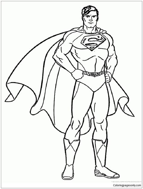 superman coloring pages  kids