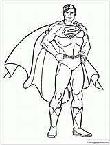 Pages Superman Coloring Color Kids Superhero Print sketch template