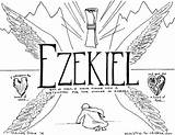 Ezekiel Coloring Bible Children Pages Kids Sheets Book Sunday School Class Ministry Study Bones Dry Valley Colouring Prophet Printable Color sketch template