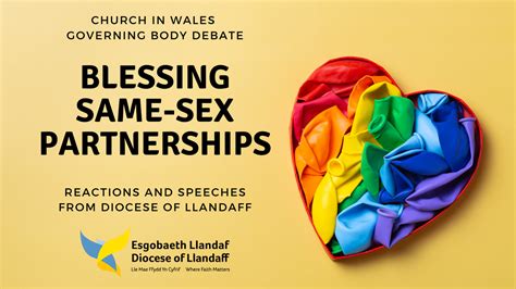 Blessing Of Same Sex Partnerships Speeches From Diocese Of Llandaff