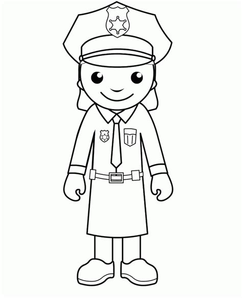 printable police woman coloring pages police coloring pages