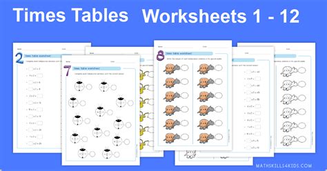 times tables worksheets  multiplication table   worksheet